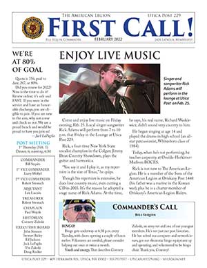 Cover - Feb 2022 First Call