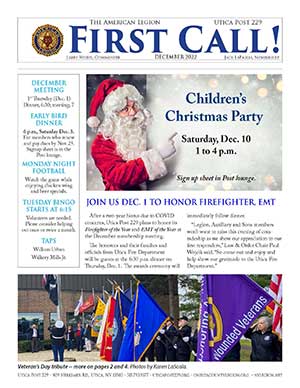 Cover of December 2020 First Call