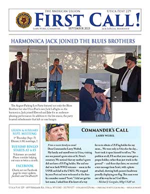 Cover - First Call, Sept. 2023
